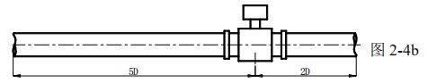 插入式电磁流量计直管段安装位置图