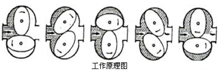 防爆型椭圆齿轮流量计工作原理图