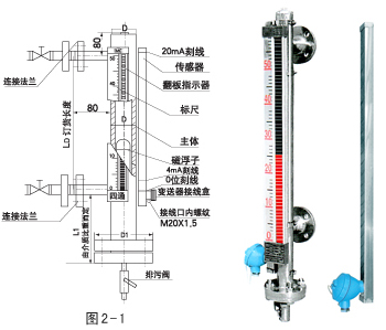 锅炉液位计结构图